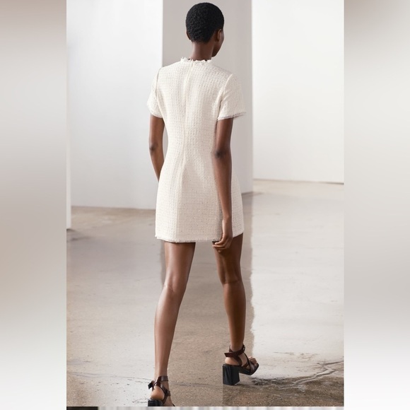 New ZARA Short Structured Dress ZW Collection - Picture 2 of 13